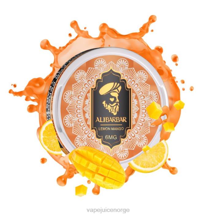 Alibarbar nikotinposer sitron mango 8Z8D86 Vape Norge
