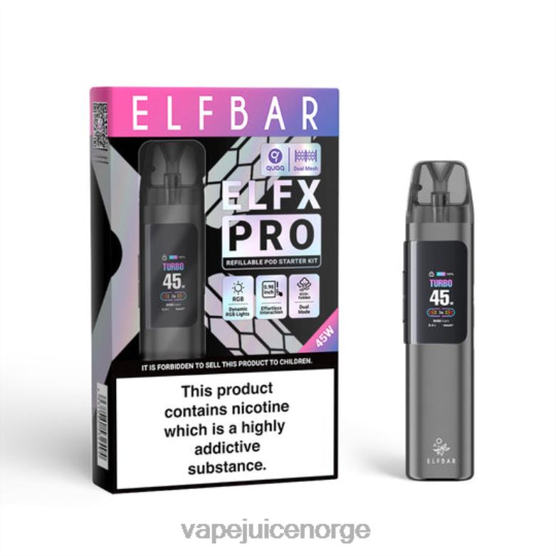 ELFBAR ELFX Pro Åpne POD -enhet grå XDBJN3
