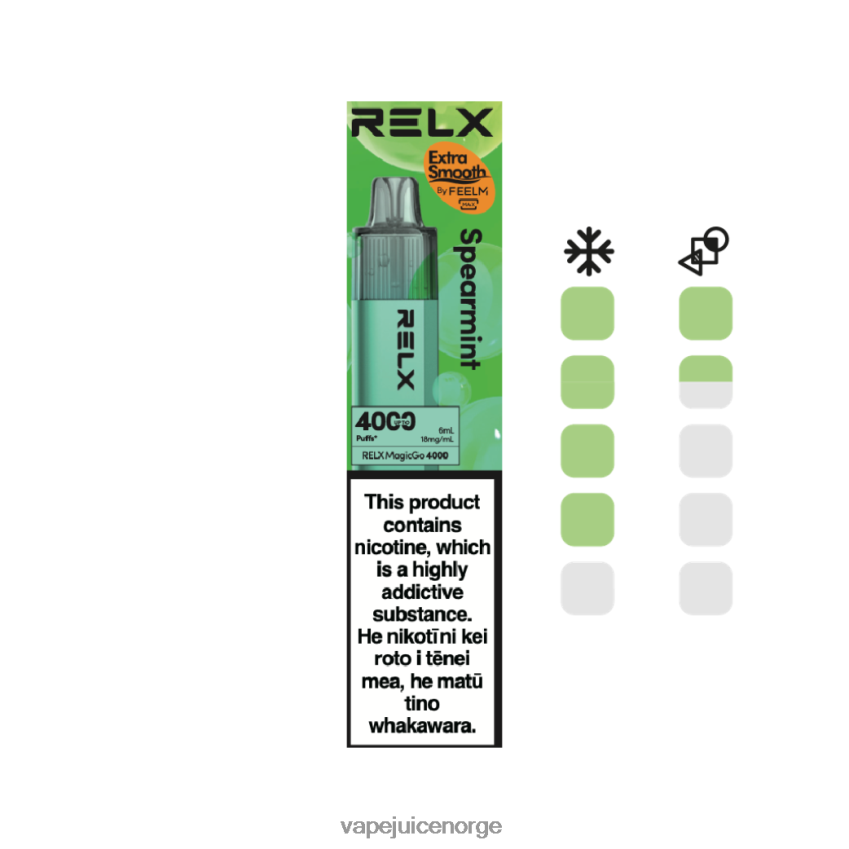 Vape Norge spearmint - RELX MagicGo 4000 engangsvape 88006N3