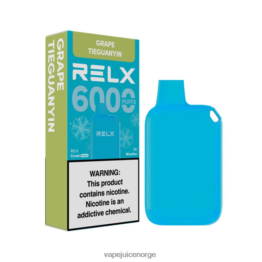 Vape Juice drue tieguanyin - RELX Crush Pocket 6000 isete 88006N18