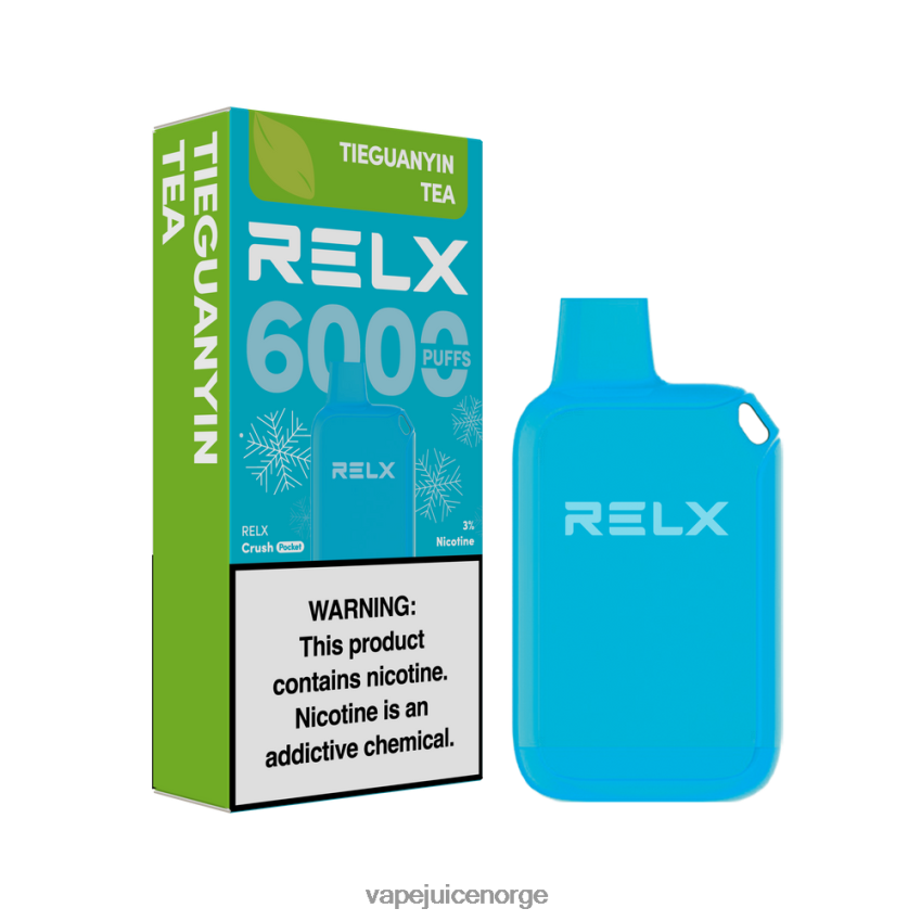 Vape Juice tieguanyin te - RELX Crush Pocket 6000 isete 88006N22