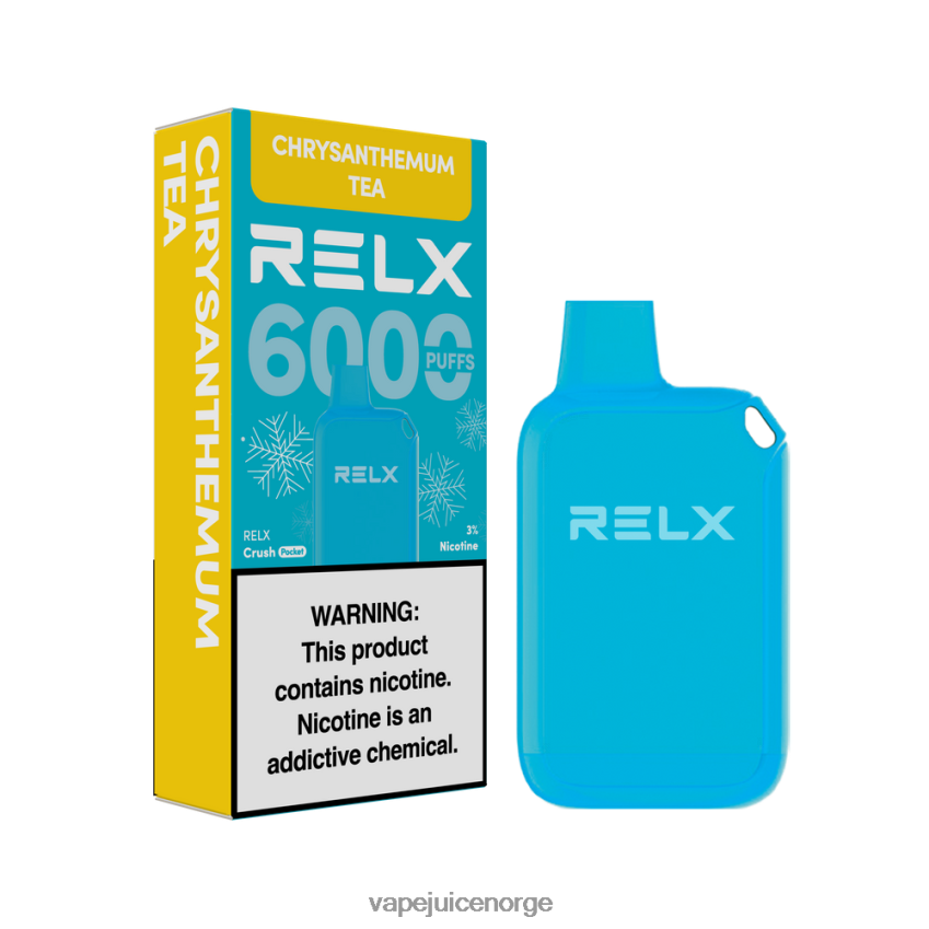 Vape Norge krysantemum te - RELX Crush Pocket 6000 isete 88006N21