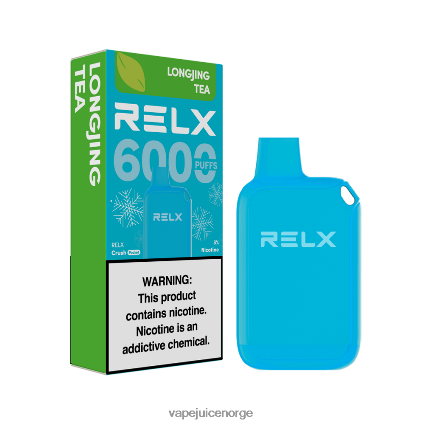 Vape Norge longjing te - RELX Crush Pocket 6000 isete 88006N9