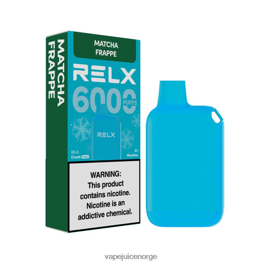 Vape Norge matcha frappe - RELX Crush Pocket 6000 isete 88006N17