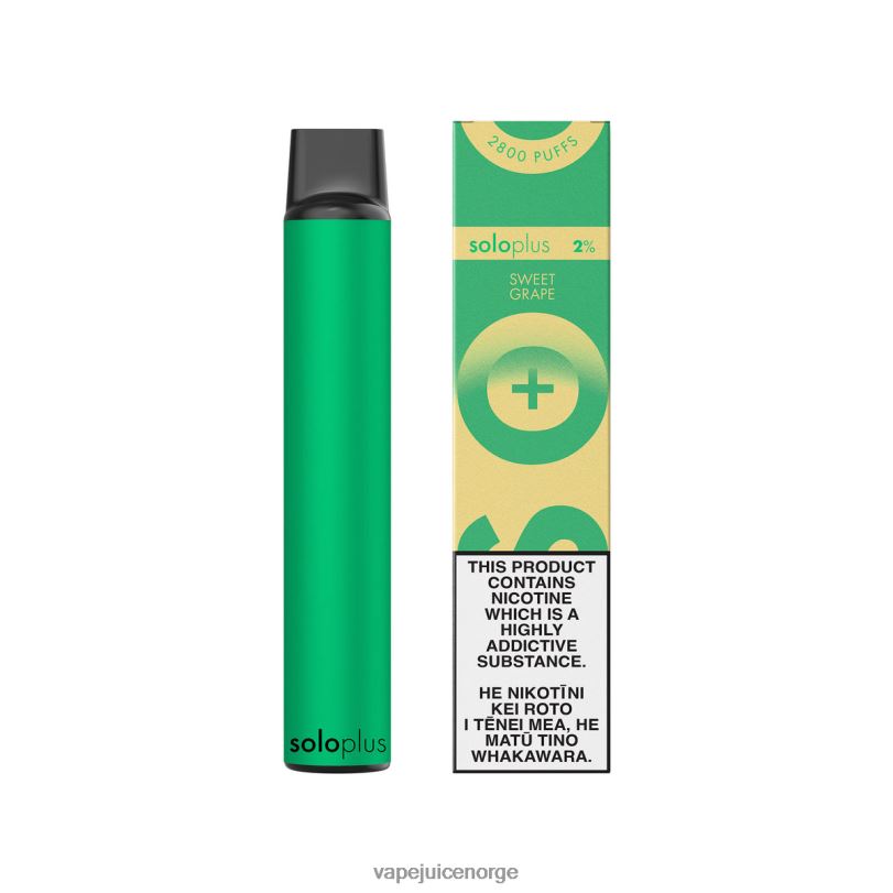 Vape Juice søt drue | Solo Plus engangs vape paradis samling 2N08040