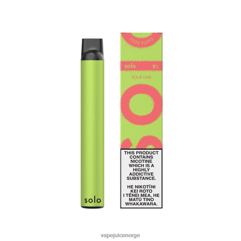 Vape Juice sur lime | Solo engangs vape 2N08018