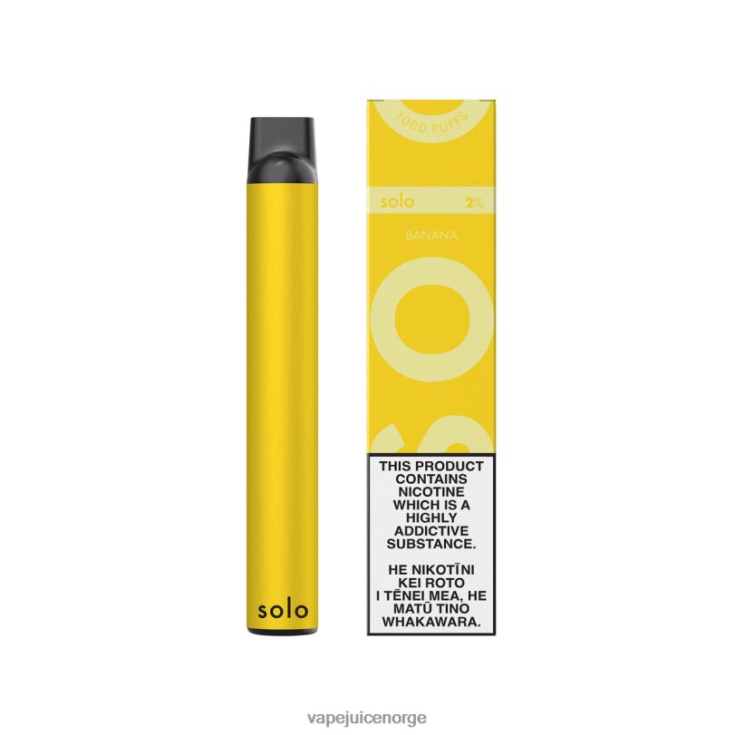 Vape Norge banan | Solo engangs vape 2N08011