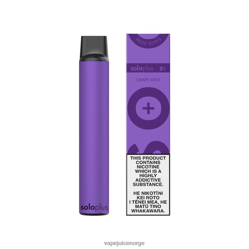 Vape Norge druemynte | Solo Plus engangs vape 2N08027