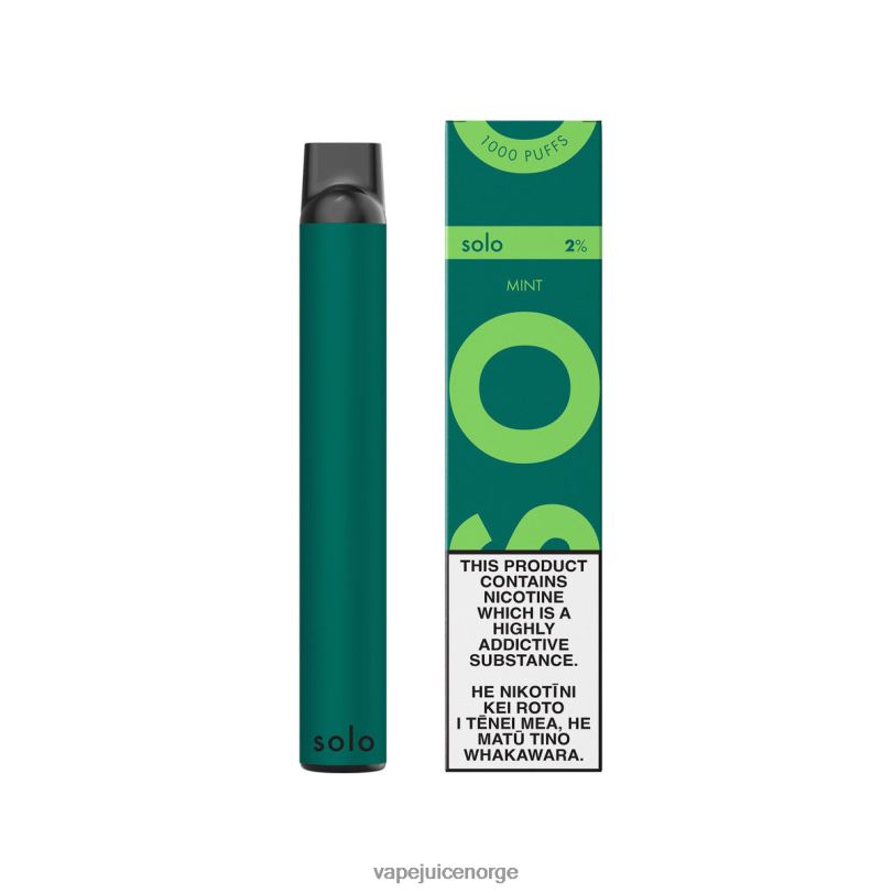 Vape Norge mynte | Solo engangs vape 2N0801