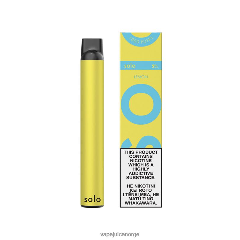 Vape Norge sitron | Solo engangs vape 2N08015