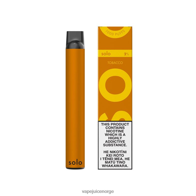 Vape Norge tobakk | Solo engangs vape 2N08017