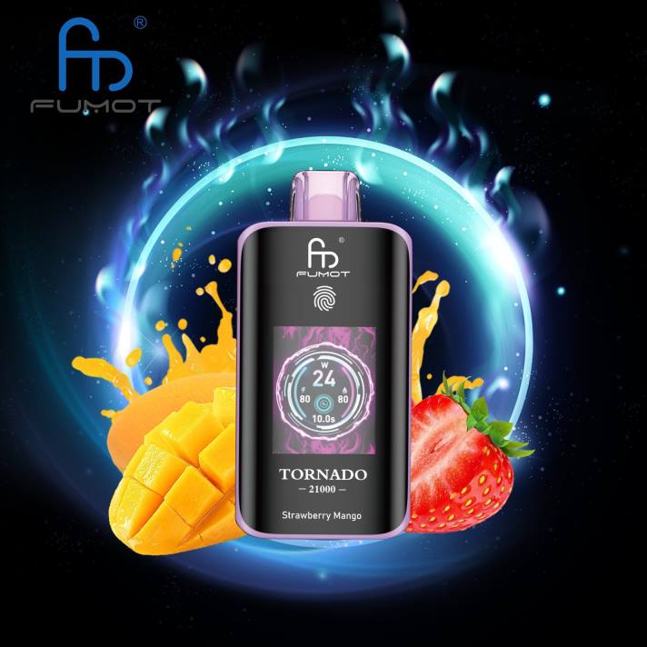 Fumot Tornado 25000 engangsvape jordbær mango | 644V11 Vape Liquid