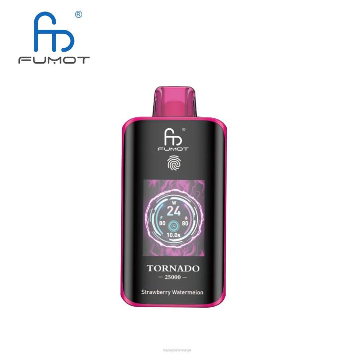 Fumot Tornado 25000 engangsvape jordbær vannmelon | 644V16 Vape Liquid