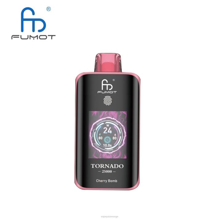 Fumot Tornado 25000 engangsvape kirsebærbombe | 644V4 Vape Liquid