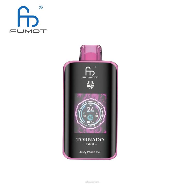Fumot Tornado 25000 engangsvape saftig ferskenis | 644V7 Vape Liquid