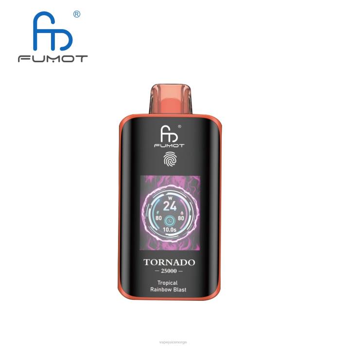 Fumot Tornado 25000 engangsvape tropisk regnbueeksplosjon | 644V13 Vape Liquid