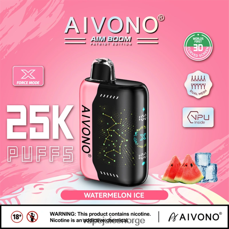 Aivono AIM BOOM 25 000 vannmelon is - P26VZ8353 Vape Norge