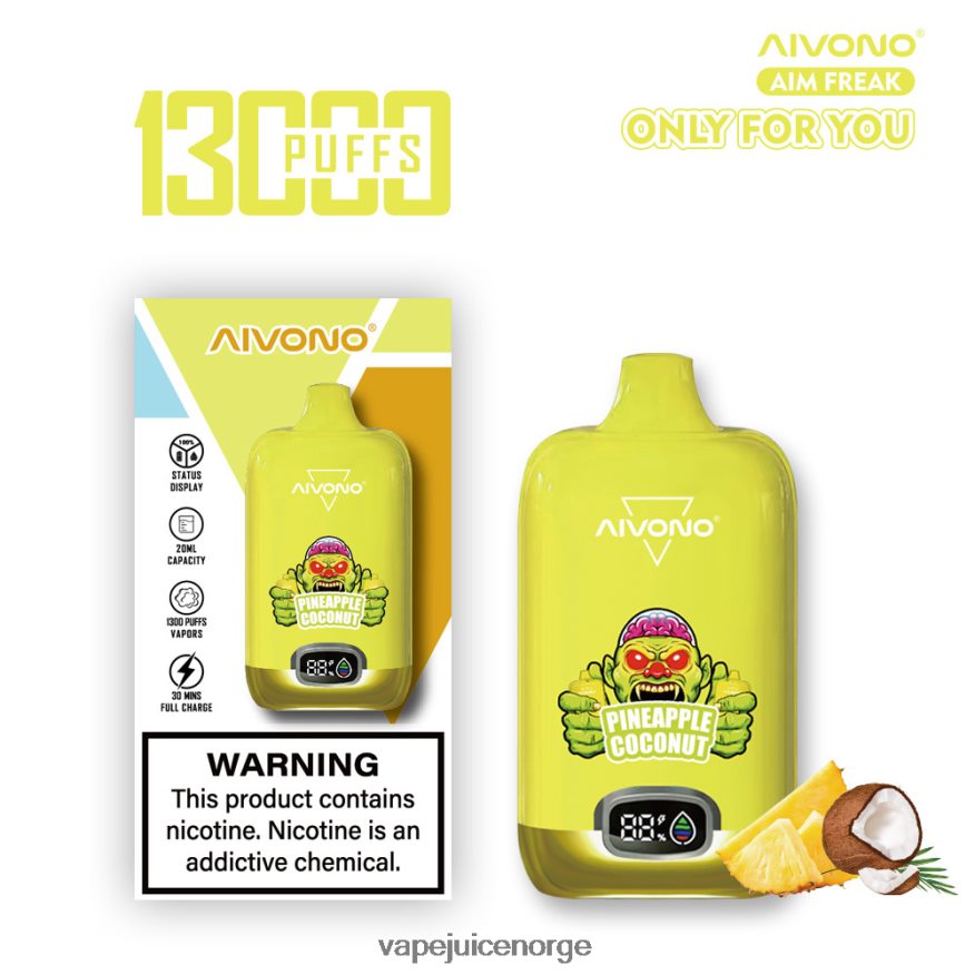 Aivono AIM FREAK 13000 ananas kokos - P26VZ8248 Vape Juice