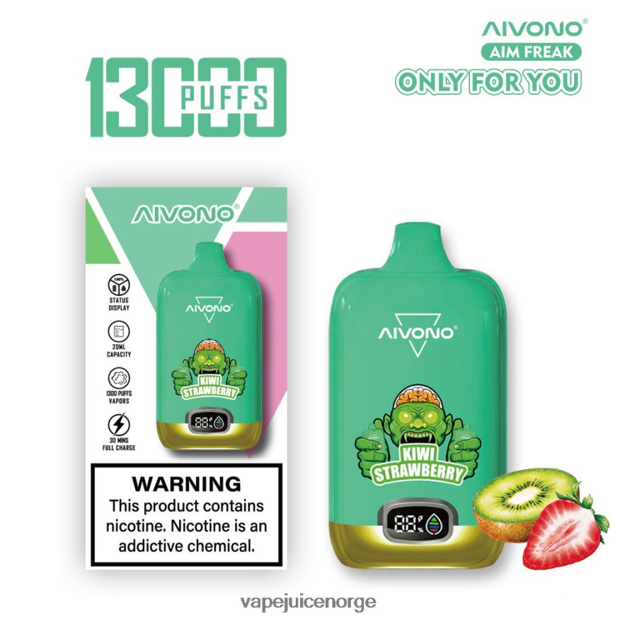 Aivono AIM FREAK 13000 kiwi jordbær - P26VZ8246 Vape Juice