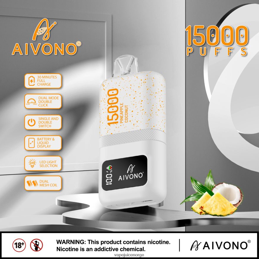 Aivono AIM magic 15 000 ananas kokos - P26VZ872 Vape Juice