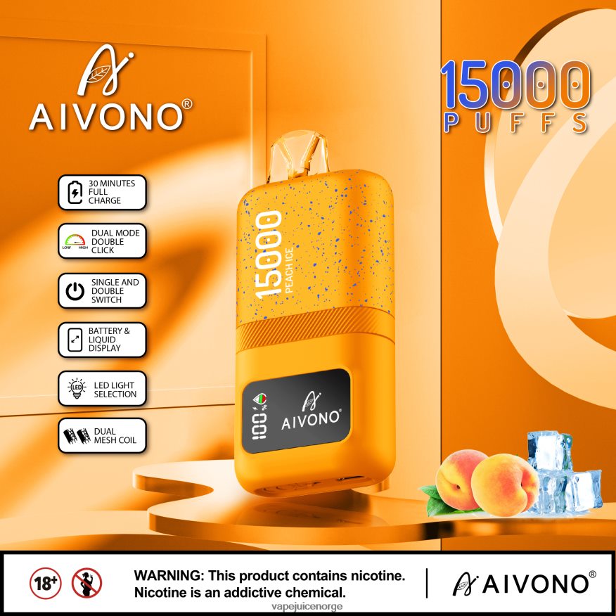 Aivono AIM magic 15 000 fersken is - P26VZ859 Vape Norge