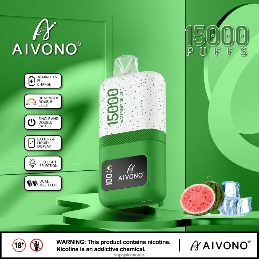 Aivono AIM magic 15 000 vannmelon is - P26VZ870 Vape Juice