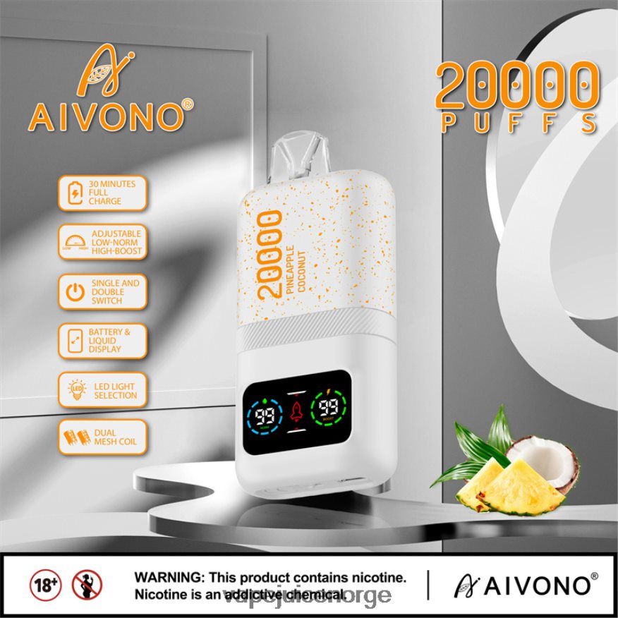 Aivono AIM magic 20 000 ananas kokos is - P26VZ876 Vape Juice