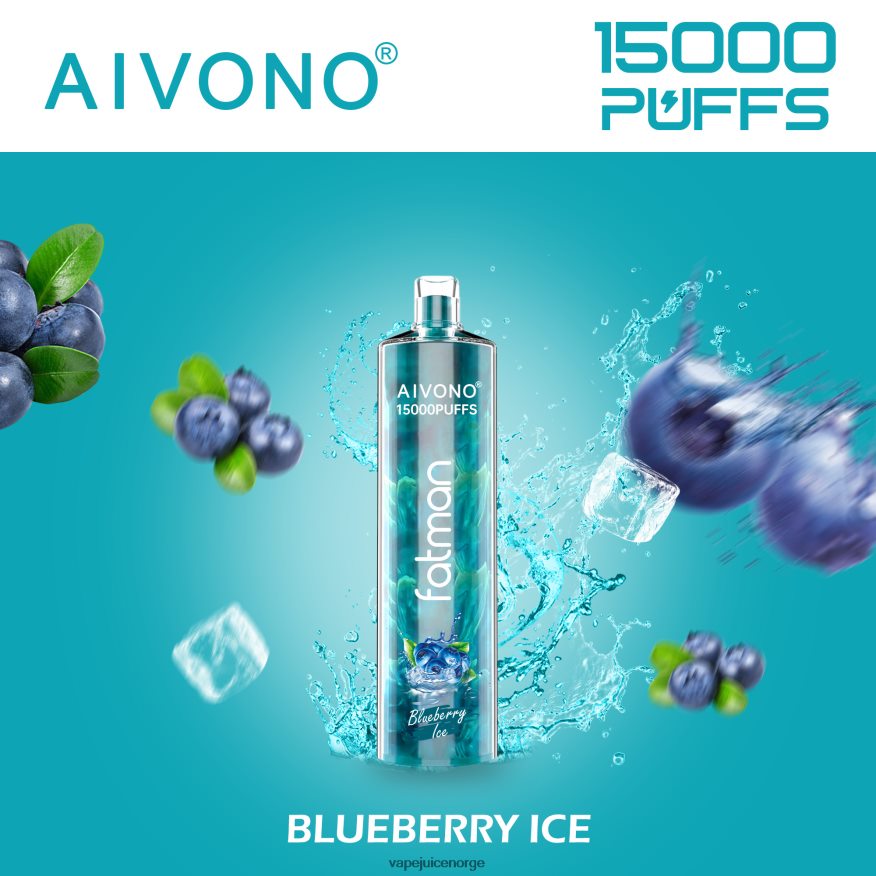 Aivono FATMAN 15 000 blåbæris - P26VZ814 Vape Juice