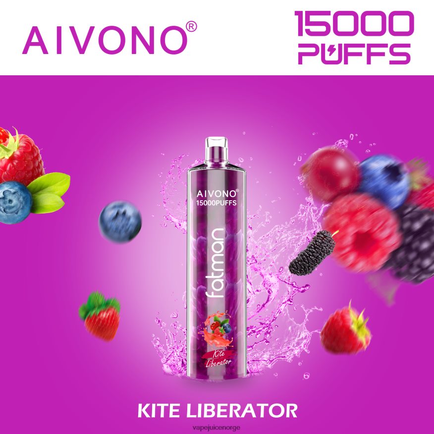 Aivono FATMAN 15 000 dragefrigjører - P26VZ813 Vape Norge