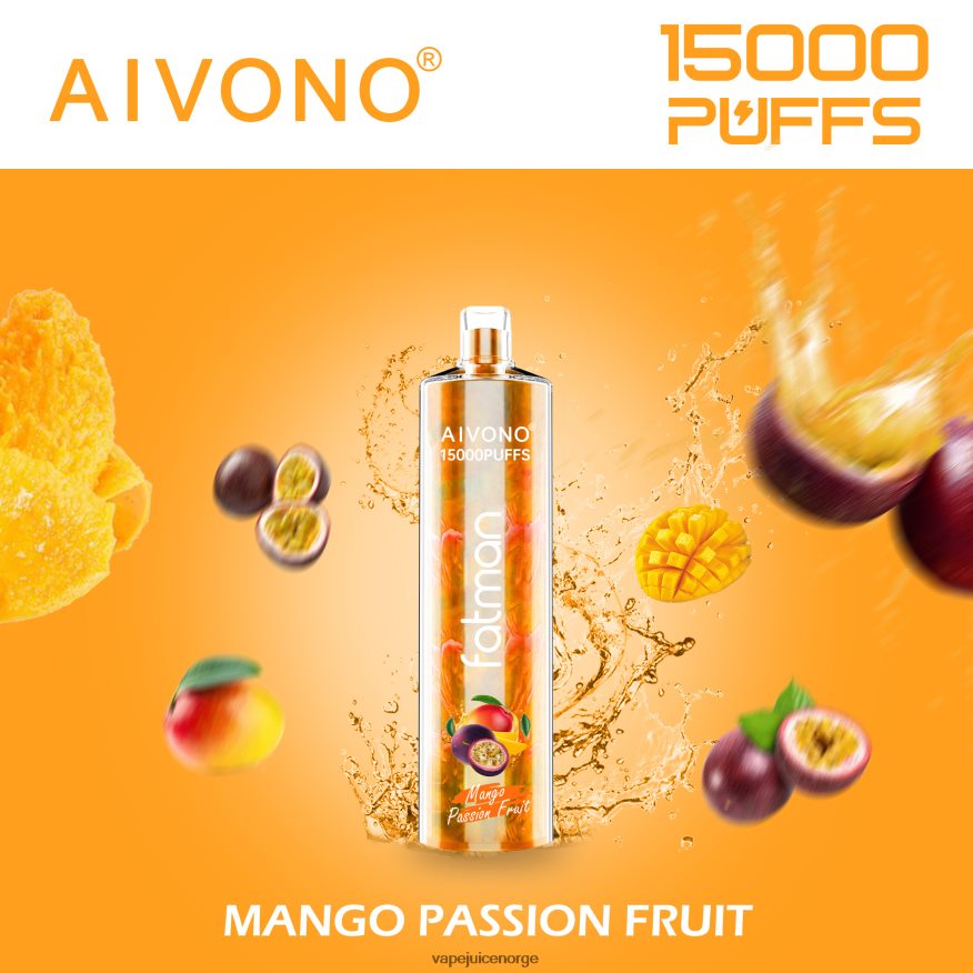 Aivono FATMAN 15 000 mango pasjonsfrukt - P26VZ819 Vape Norge