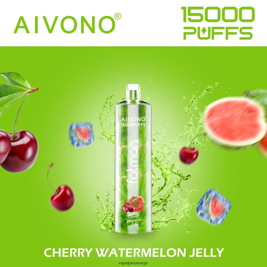 Aivono FATMAN 15 000 munter vannmelon gelé - P26VZ820 Vape Juice