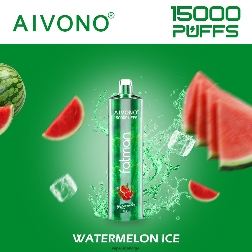 Aivono FATMAN 15 000 vannmelon is - P26VZ812 Vape Juice