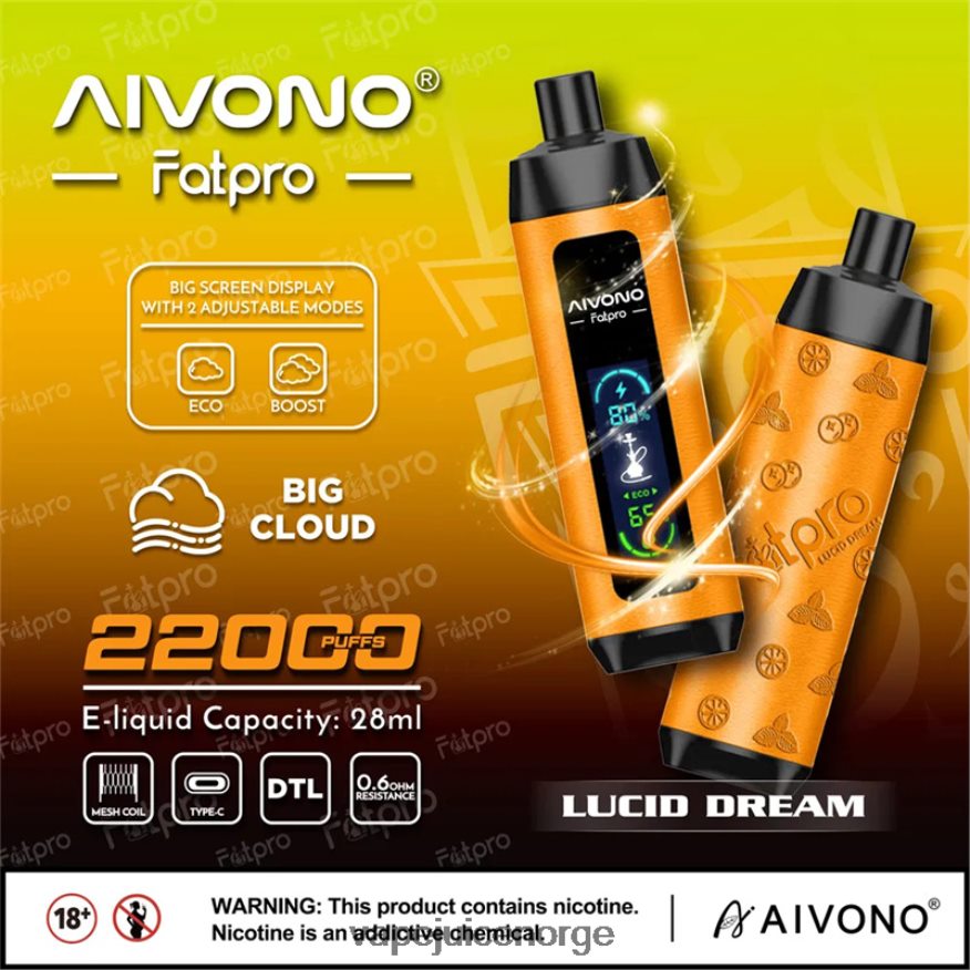 Aivono Fatpro 22000 klar drøm - P26VZ87 Vape Norge