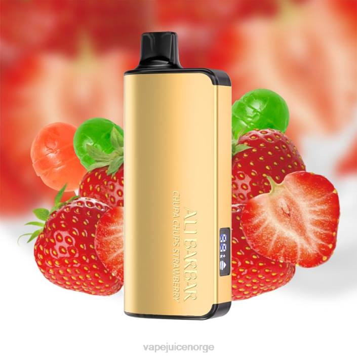 Alibarbar Ingot 20 000 engangsvape chupa chups jordbær 8Z8D34 Vape Juice