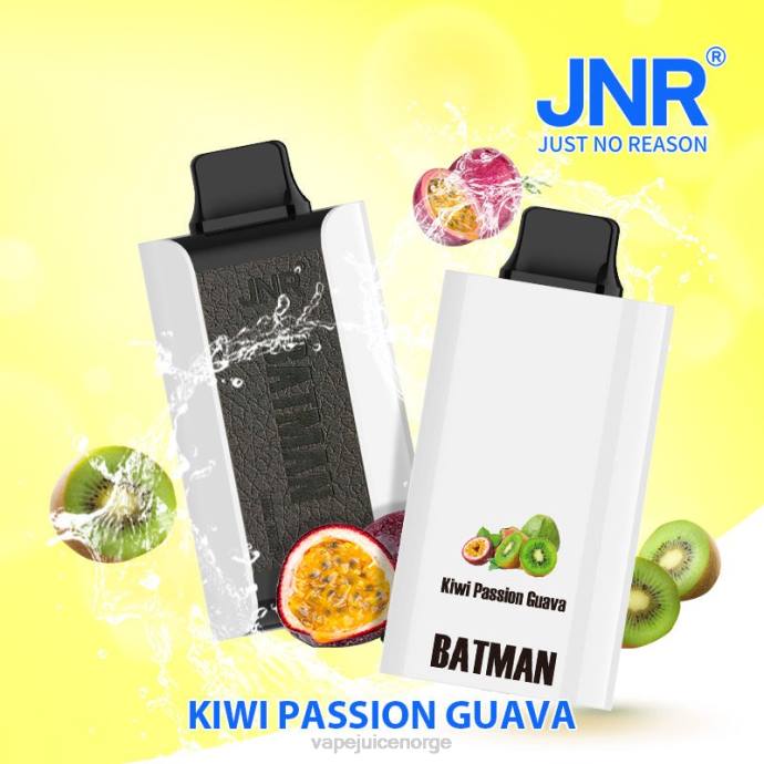 JNR BATMAN 11000 2D6D16 kiwi lidenskap guava Vape Norge