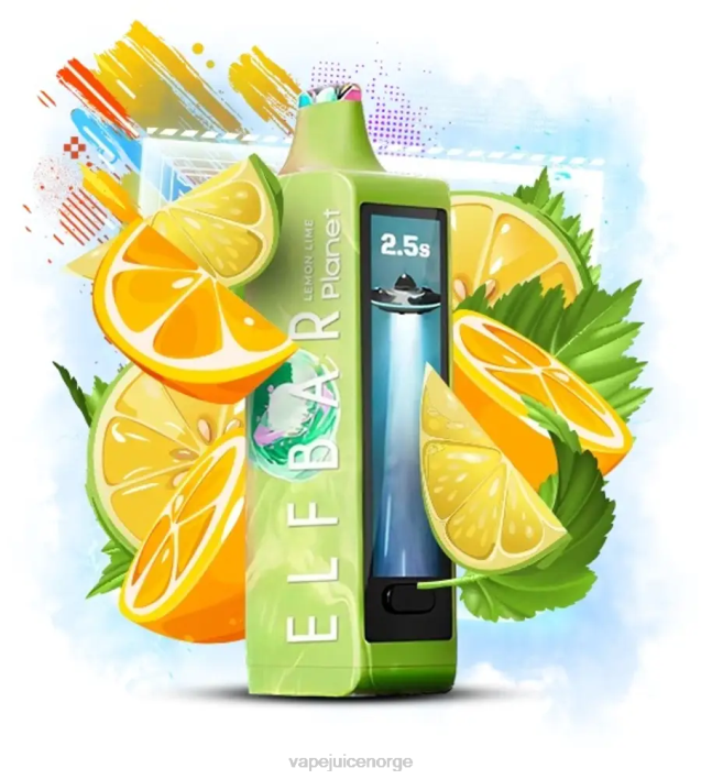 Vape Juice 2N0T16 - sitron lime Elf Bar Planet 25 000
