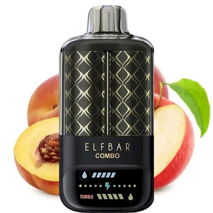 Vape Juice 2N0T4 - eple og saftig fersken Elf Bar Combo 25 000