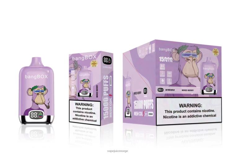 Vape Juice D6HP841 blandet bær - Bang Box 15000 drag