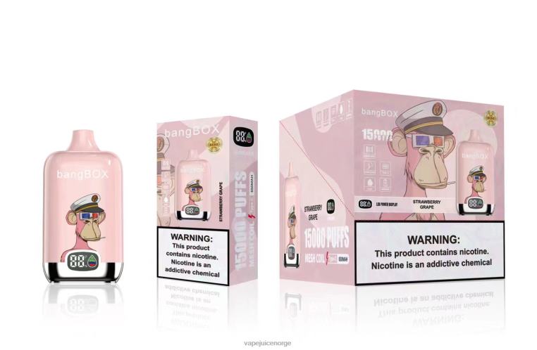 Vape Juice D6HP844 jordbærdrue - Bang Box 15000 drag