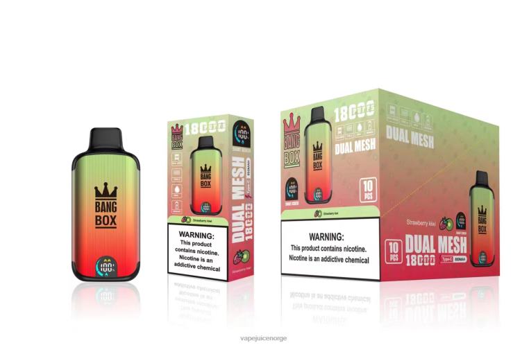 Vape Juice D6HP892 jordbær kiwi - Bang Box 18000 drag