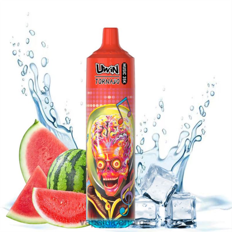 Vape Juice vannmelon is | UWIN CRYSTAL 35k engangsvape 6886Z20