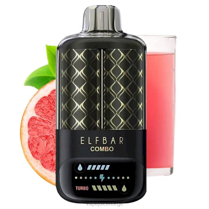 rosa limonade og grapefrukt