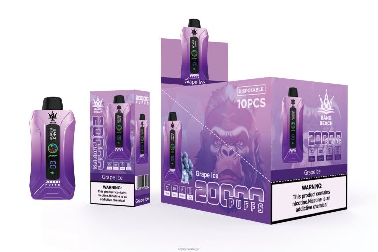 Vape Norge D6HP810 drue is - Bang Beach 20000 puffs smart screen vape
