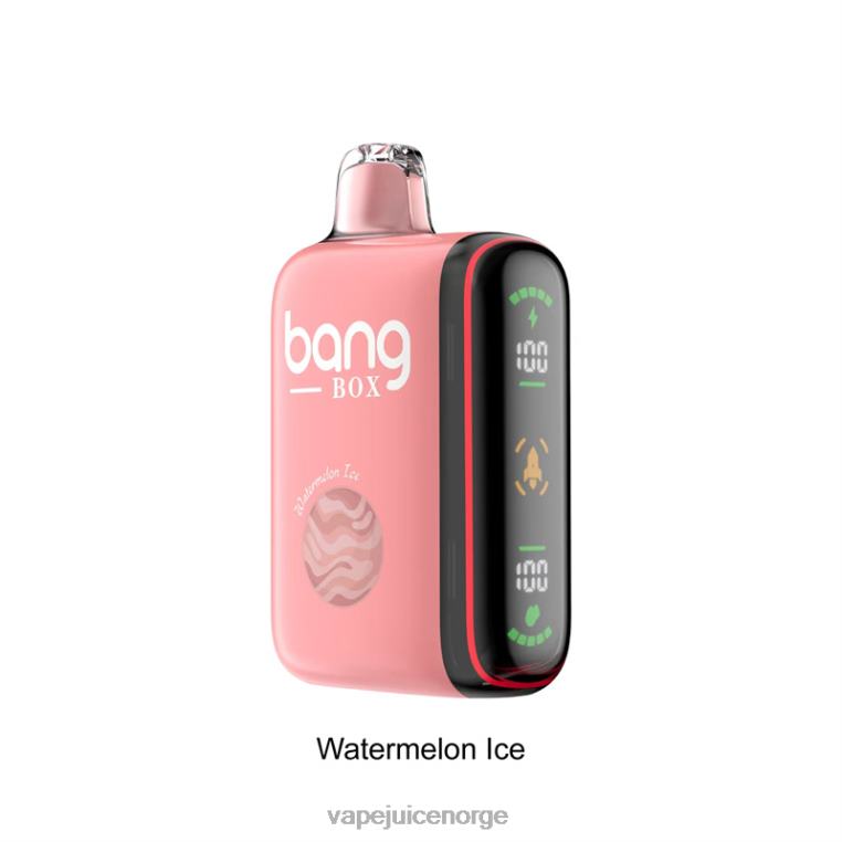 Vape Norge D6HP834 vannmelon is - Bang Box 9000-18000 puffs intelligent kraftdisplay