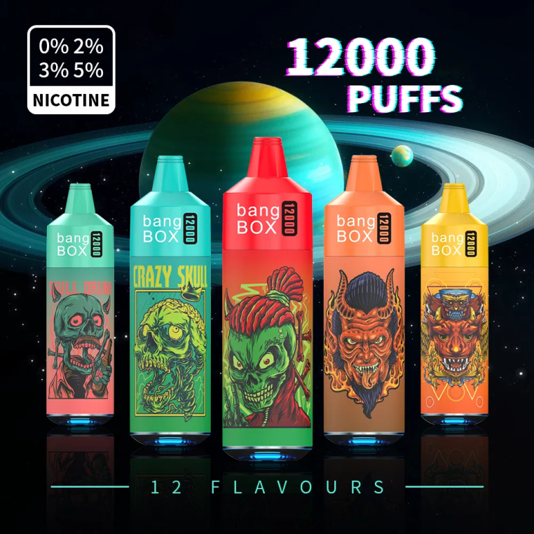 Vape Norge D6HP837 engangs - Bang Box 12000 puffs rgb lys