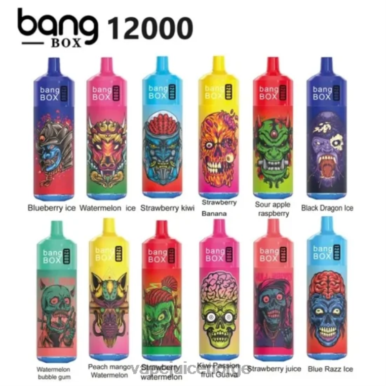 Vape Norge D6HP837 engangs - Bang Box 12000 puffs rgb lys
