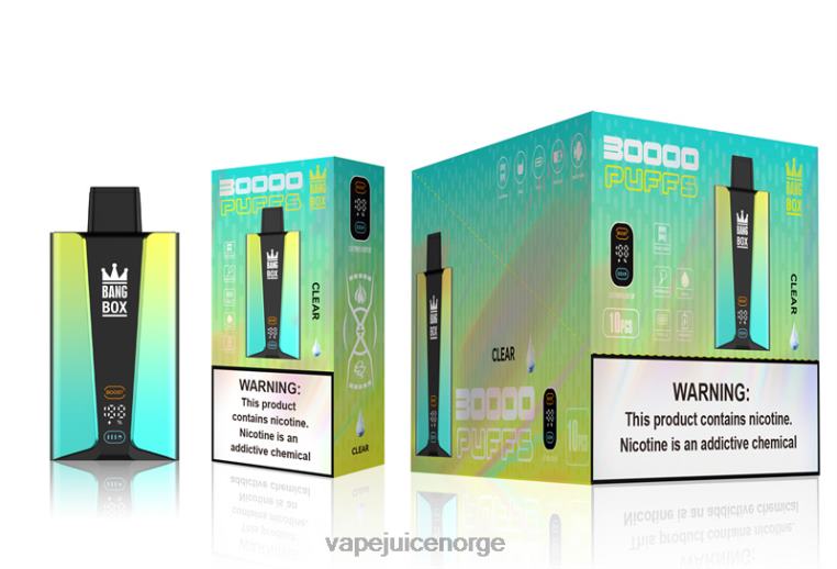 Vape Norge D6HP876 klar - Bang Box 30000 puffs smartskjerm