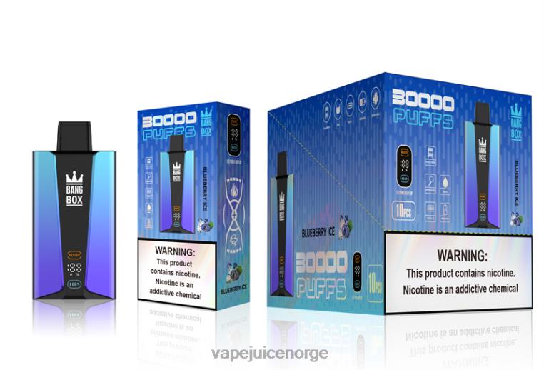 Vape Norge D6HP879 blåbæris - Bang Box 30000 puffs smartskjerm