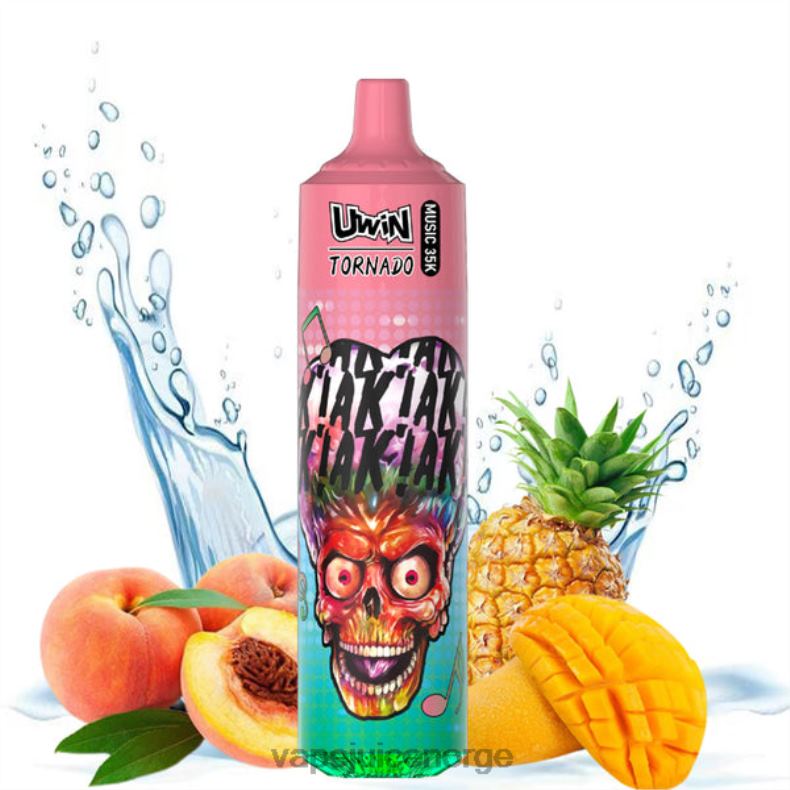 fersken mango ananas