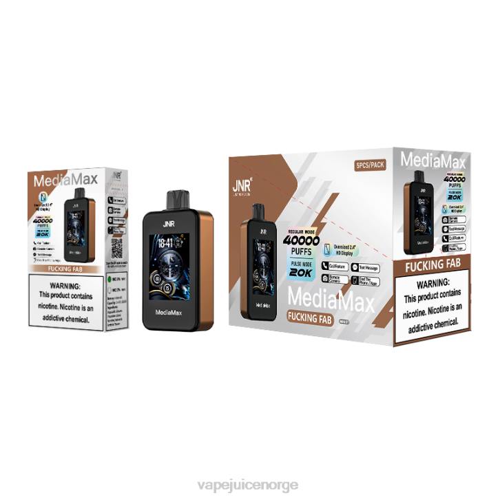 Vape Norge jævla flott - JNR MediaMax 40k puff TXZ813